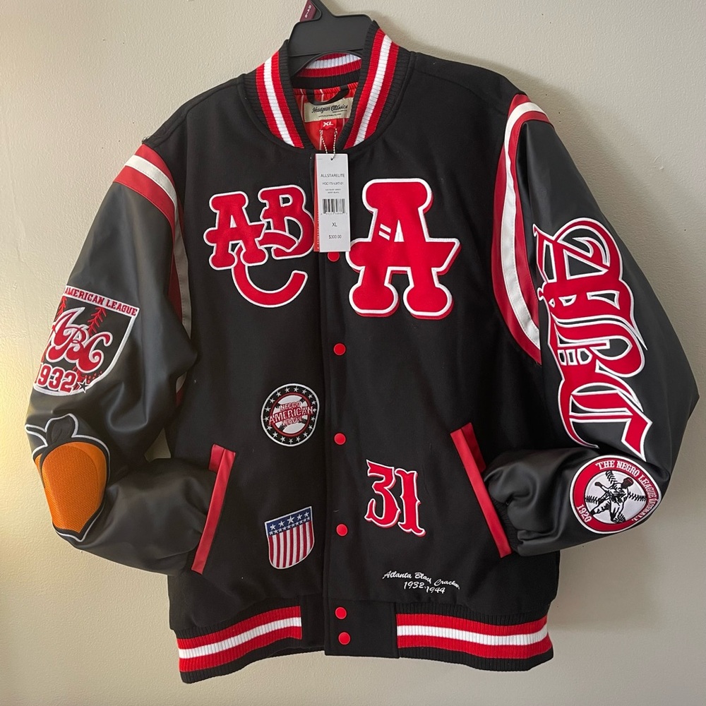 Atlanta Negro League Black Jacket With Patches